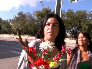 Hey Everyone! Isabella Is In Our Car Today And She Had Brought Some Pretty Flowers With Her. However, Wee Want To See Her Delightful Body And Natural Tits. You Might See Them Too