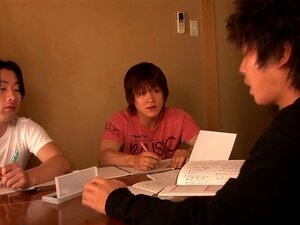 Asian Pigtail Cutie In Fishnets Gets A Facial