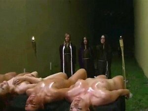 College Babes Line Up And Get Fucked By Dildo