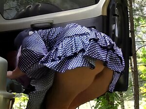 Outdoor Voyeur Films MILF ' S PAWG Kont Sans Slipje