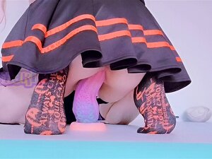 Slutty Cheerleader Wants That Monster For Halloween Contest 2023