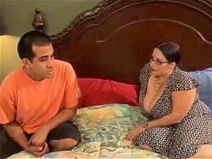 MILF Catches Her Stepson Jerking Off