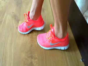 Τα σέξι nike ροζ αθλητικά μου παπούτσια