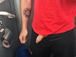Cute Twink Sitting Next To Me On The Train Gets Me Hard So I Jerk Off In The Toilet