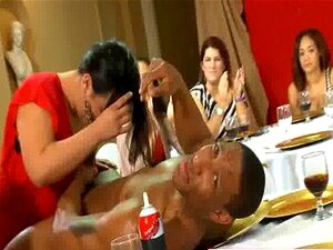 29 Strippers Get Blown At Cfnm Sex Party  40