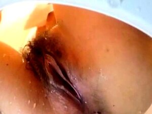 Stacked Japanese Beauty Gently Fingers Her Squirting Pussy