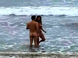 Busty Milf Enjoys Passionate Sex With Her Lover On The Beach