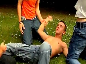 Male Models After Picking Up Youthful Alex The Boys Waste No Time