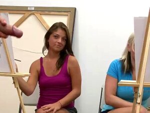 Ubrane Cfnm Laski Szydzą. Ubrane Femdom Cfnm Laski Drwią Z Facetów, Którzy Szarpią I Pozują