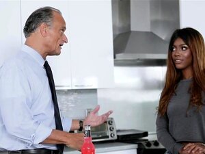 Bröstiga Svarta Styvmamman Jag Vill Knulla Styvmamma Blir Knullad