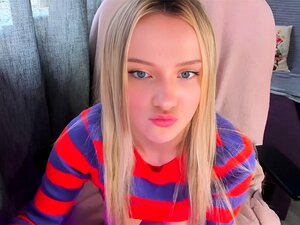 Heta Blond Babe Solo Onani