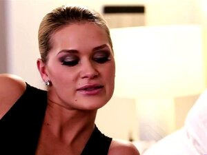 Busty Babe Blindfolded And Handcuffed By Her Gf For A Surprise.Shes Kissed By Her Big Tits Client And Gets Her Boobs Sucked.The Hottie Gets Her Hairy Pussy Licked And Is Facesitted While Masturbated.The Blonde Gives Her Oral In A 69 Position