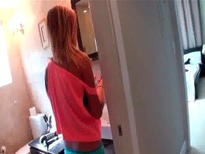 Hete Blonde Schatje Babe Wordt Geil Van Tonen