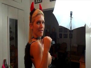 Gemeen Develish Vrouw Sucks Het Goed