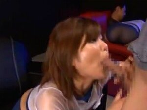Cute Pine Shizuku Gets Cum Drenched, Hot Milf Pine Shizuku Loves To Get Down And Dirty, And The Sweet Japanese Is In For A Great Bukkake Session. She Has Cute Tits And A Nice Ass And She Sucks On Fat Cock Close Up And Also Loves To Do Some Ball Licking. Th
