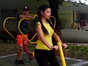 MY CHEATING COLOMBIAN STEPSISTER WAS TEACHING ME HOW TO EXERCISE AND IN THE END WE HAD AS MUCH SEX AS I HAVE ALWAYS WANTED TO- PORN IN SPANISH-