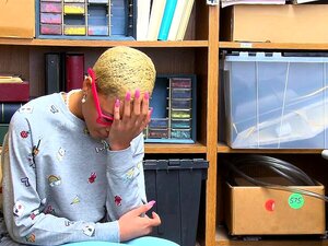 Zwarte Magere Schat Gestraft Voor Stelen En Werd Geneukt