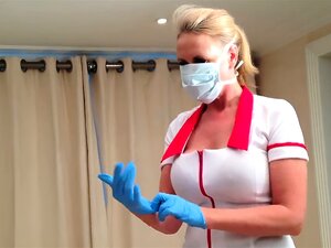 Zaronite U Intimni Svet Nestaše Medicinske Polusestre Dok Zadovoljava Potrebe Svog Pacijenta Sa Izazovnim Pokretom Ruke. Doživite Uzbudljiv POV Jedne Vešte Plavuše Dok Vešto Zadovoljava želje Svog Pacijenta!