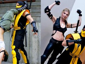 Sexig Mortal Kombat Cosplayer Slideshow