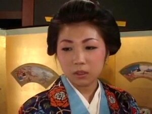 Glücklicher Typ Bekommt Seine Geishas