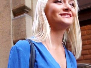 Real Amateur Blonde Czech Girl Flashes Her Perky Tits And Gets Her Tight Pussy Rammed In Public  For Money