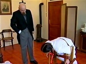 Perverted Headmaster Caning His Cutie Pupil, Pretty Perverted College Headmaster Is Caning His Pupil And Makes Photos Of Her Sore Butt In This Awesome Vintage Clip. Porn