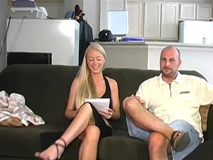 Two Hot Blonde Amateur Take Turns Sucking And Fucking, Hot Blonde Wife Finds Her Husband Another Hot Blonde To Share! They Take Turns Sucking And Fucking This Guy And Even Take It Up The Ass!