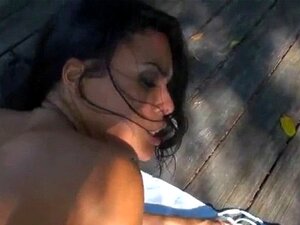 Irresistible Pussy Pounding. Hunk Is Giving Pretty Dame A Lusty Pounding From Behind