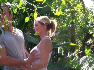 Stepmom Jodi West Shows Her Busty Blonde Curves As She Rides And Licks Like A Pornstar In An Outdoor Fantasy With Stepson Sean. Porn