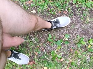Nude Walk In Park While Peeing