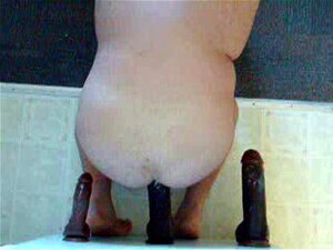 GAY Chub Och BBC Dildo