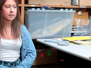 Thieving Cutie Gets Facial. Thieving Cutie Gets Facial After Getting Fucked In Hd