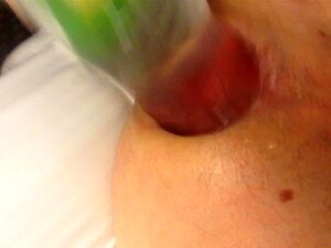 Water Bottle Ass Fuck Anal Insertion Weird Bizarre Gaping