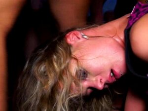 Euro Party Slut Tasting Cum