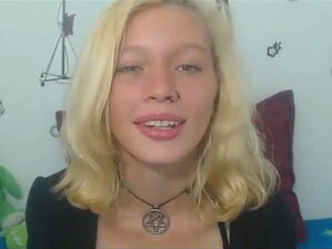 Stora Läppar Het College Tjej,