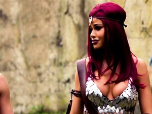 Jessa Rhodes In Red Maiden A DP XXX Parody