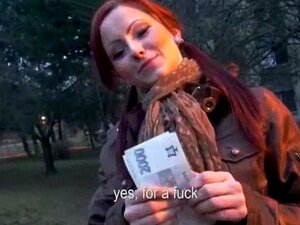 Pigtailed Redhead Czech Girl Anal Slammed By Stranger For Cash
