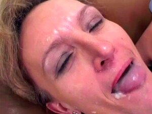 Granny Enjoys Facial And Anal Sex. Beautiful Mature Enjoys Cumshots And Assfucking