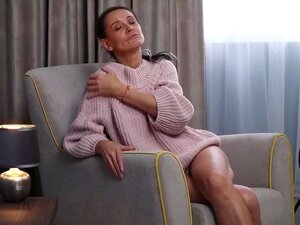 Hawt Granny Rides Large Sex Toy