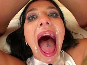 Multiple Internal Cumshots In Opened Fuck Holes For Horny Joy Girl. Sexy Tramp Gapes Wet Butt Hole Widely For Silly Screwing With Multiple Inside Anal Cumshots And Farting Rimming