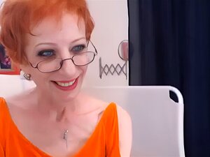 Geweldige Dildo Oma Mager Seksspeeltje Gilf Neukt Haar Dildo