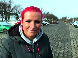 Ungerska Redhead Milf Srilled Utomhus