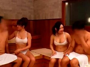 Japanese Sauna Lady Pt8