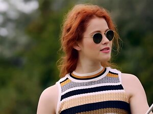 Big Ass MILF Redhead Beauty Babe Heidi Romanova Plays Golf Naked And Looks Absolutely Stunning Doing So With Her Perfect Natural Body And Shaved Pussy! This Russian Model Was Just Flawless And Even Though She Is Not Good At Golf This Was So Hot To Watch!