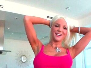 Busty MILF Flashing Sex Holes In Close-up