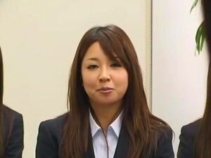 Crazy Japanese Chick Ryo Asaka, Ai Naoshima, Aoi Buruma In Exotic Amateur, Office JAV Scene