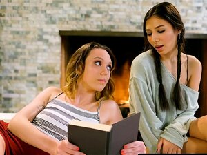 NURU MASSAGE - A Cute Lesbian Couple Invites A Man To Do A Steamy Threesome During A NURU Massage