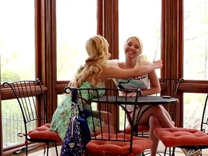 Beautiful Blonde Aaliya Love Gives Cherie Deville A Good Massage, Beautiful Blonde Aaliyah Have Her Stepdaddy Marries A New Woman Named Cheri DeVille. She Welcomes Her New Stepmother Graciously And Accepts Her By Giving Her A Good Massage And Pussy Licking