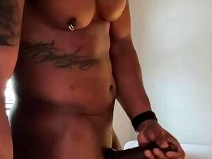 Solo Black Gay Masturbating