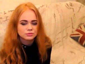 DEBT4k. Graceful Ginger On Boner Because She Bought A TV